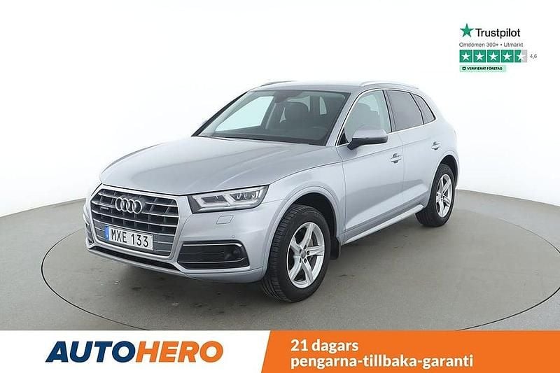 Silver Begagnad 2018 Audi Q5 SUV | 241 000 kr (Bra pris) - Bild 1/4