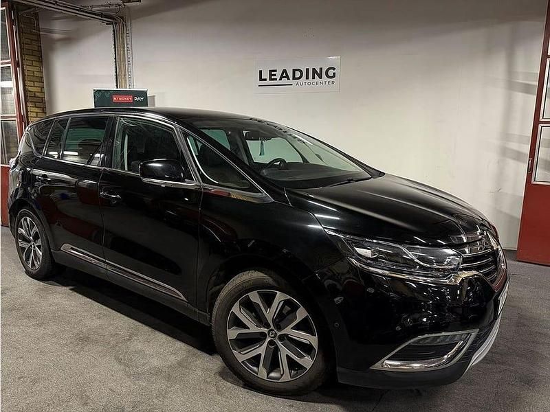 Svart Begagnad 2016 Renault Espace SE Minibuss | 159 900 kr (Marknadspris) - Bild 1/4