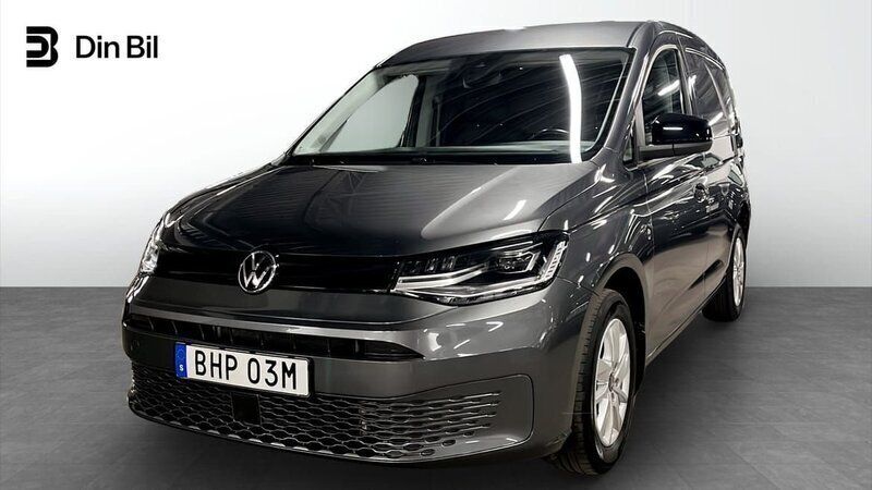 Grå Begagnad 2021 VW Caddy Minibuss | 249 900 kr (Bra pris) - Bild 1/4