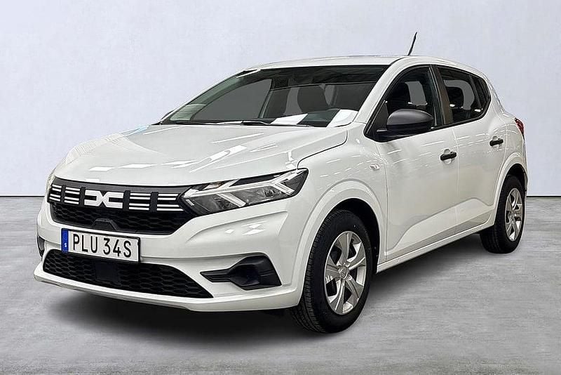 Vit Begagnad 2022 Dacia Sandero Essentiel Halvkombi | 139 900 kr (Lite dyr) - Bild 1/4