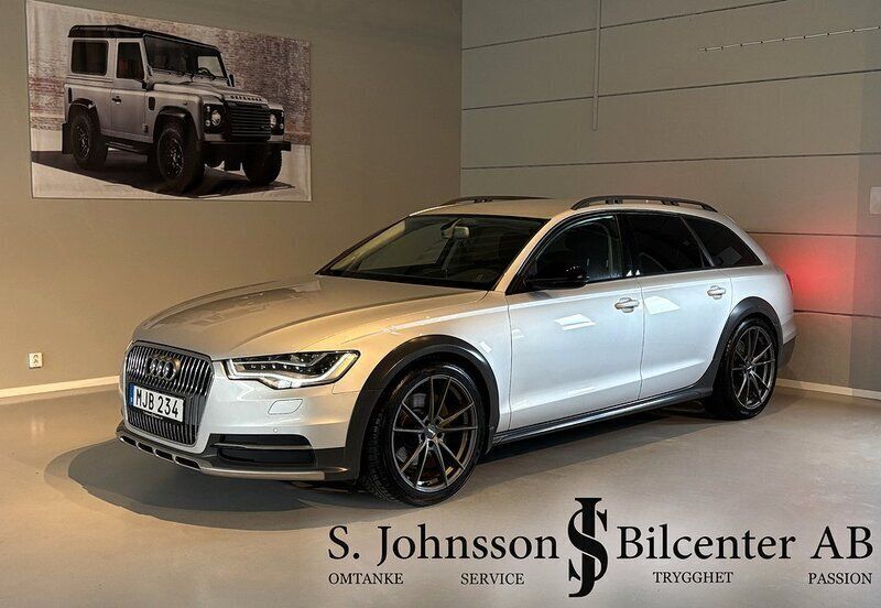 Silver Begagnad 2014 Audi A6 Allroad Kombi | 199 900 kr (Marknadspris) - Bild 1/4