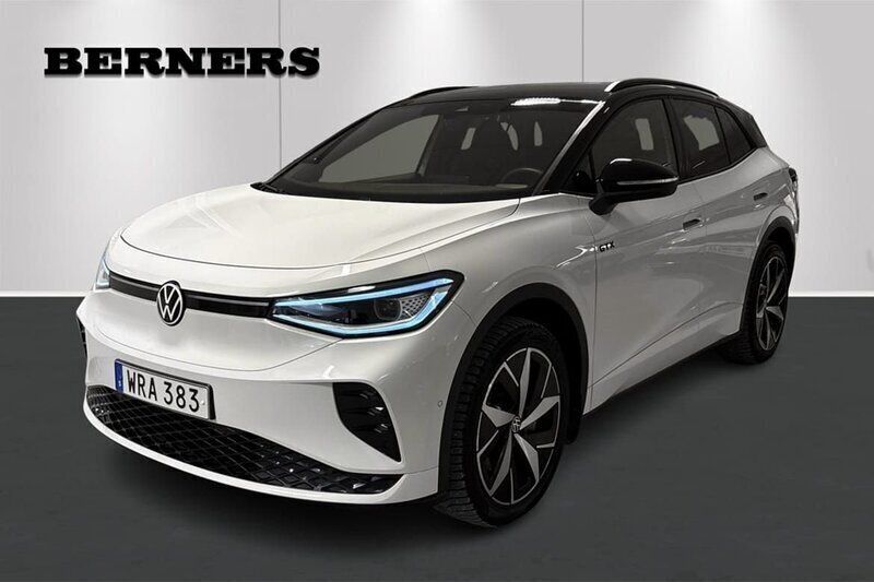Vit Begagnad 2023 VW ID.4 GTX SUV | 449 900 kr (Marknadspris) - Bild 1/4