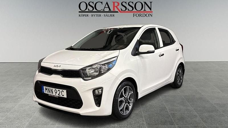 Vit Begagnad 2023 Kia Picanto Advance Halvkombi | 124 800 kr (Bra pris) - Bild 1/4
