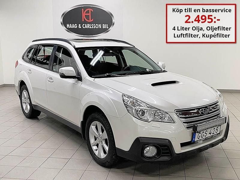 Vit Begagnad 2013 Subaru Outback Kombi | 139 000 kr (Dyr) - Bild 1/4