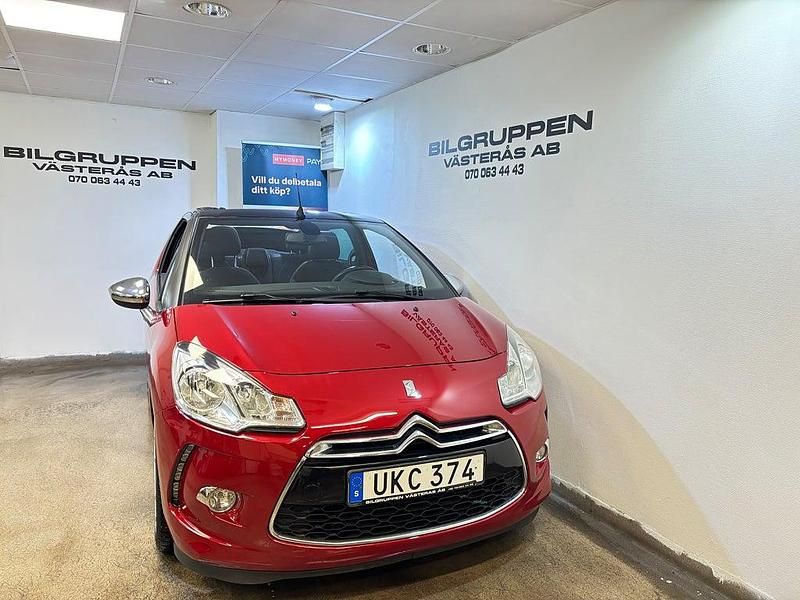 Begagnad Citroën DS3 Cabriolet 92 HK (67 kW) 2013 Röd Cab