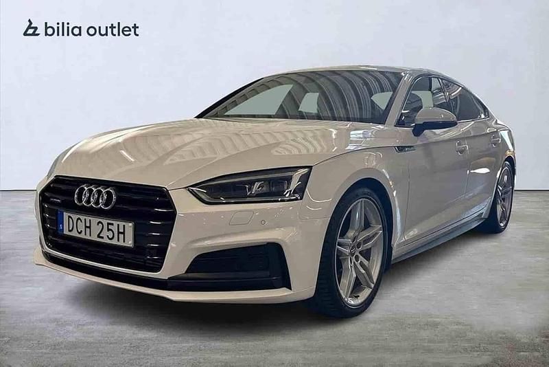 Vit Begagnad 2019 Audi A5 Sportback Halvkombi | 309 900 kr - Bild 1/1
