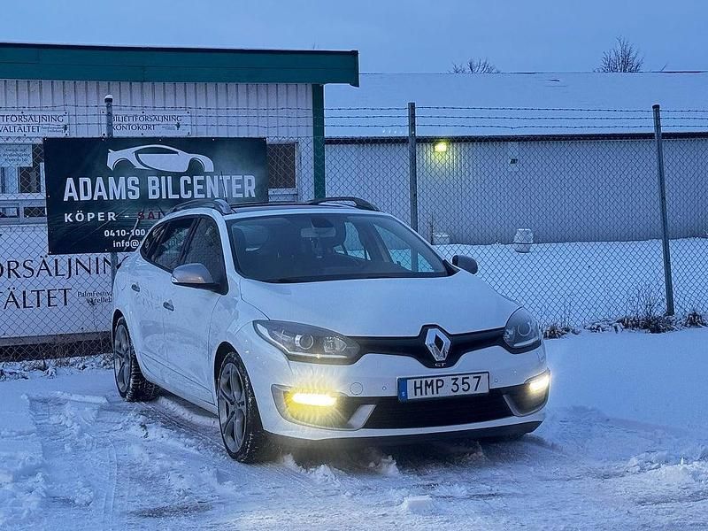 Begagnad Renault Mégane GrandTour GT 220 HK (161 kW) 2014 Vit Kombi