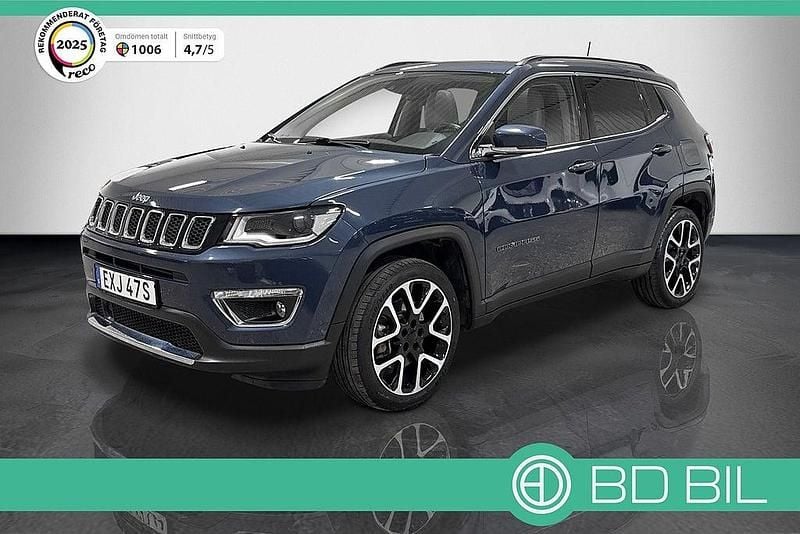 Blå Begagnad 2020 Jeep Compass SUV | 228 900 kr (Marknadspris) - Bild 1/3