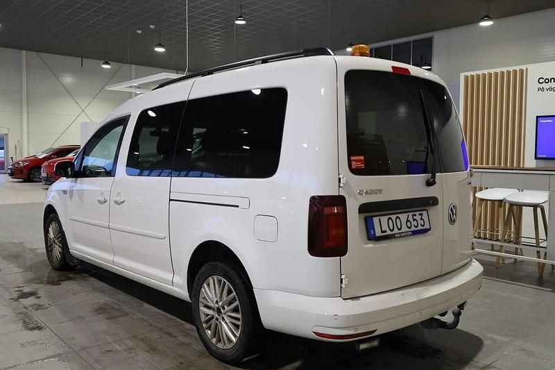 Begagnad VW Caddy Maxi Life Life 150 HK (110 kW) 2019 Vit Minibuss