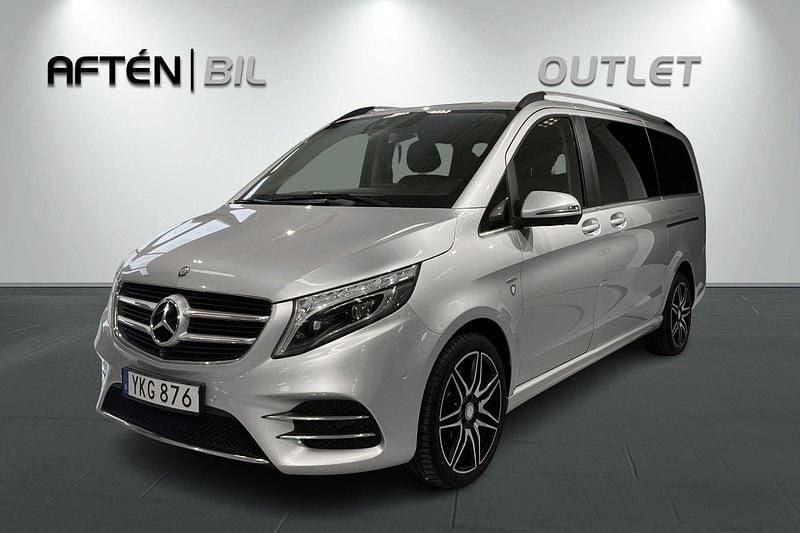 Silver Begagnad 2017 Mercedes V250 Avantgarde Minibuss | 339 800 kr (Bra pris) - Bild 1/3