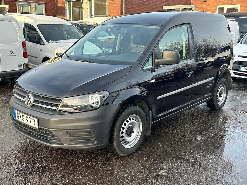Svart Begagnad 2019 VW Caddy Minibuss | 129 000 kr (Bra pris) - Bild 1/4