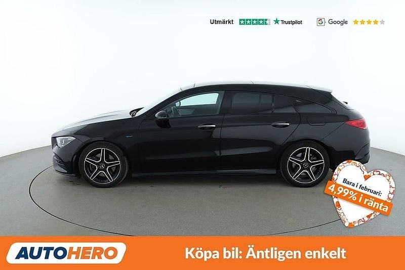 Begagnad Mercedes CLA250e Shooting Brake AMG 218 HK (160 kW) 2020 Svart Kombi