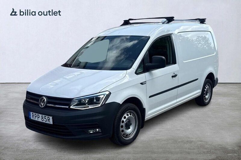 Vit Begagnad 2020 VW Caddy Maxi Minibuss | 259 900 kr (Bra pris) - Bild 1/4