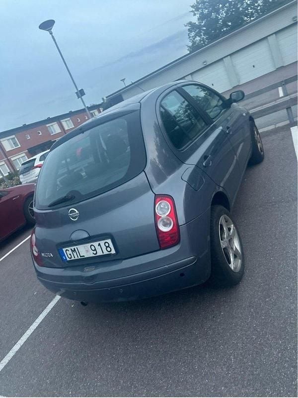 Blå Begagnad 2008 Nissan Micra Halvkombi | 14 000 kr (Marknadspris) - Bild 1/4