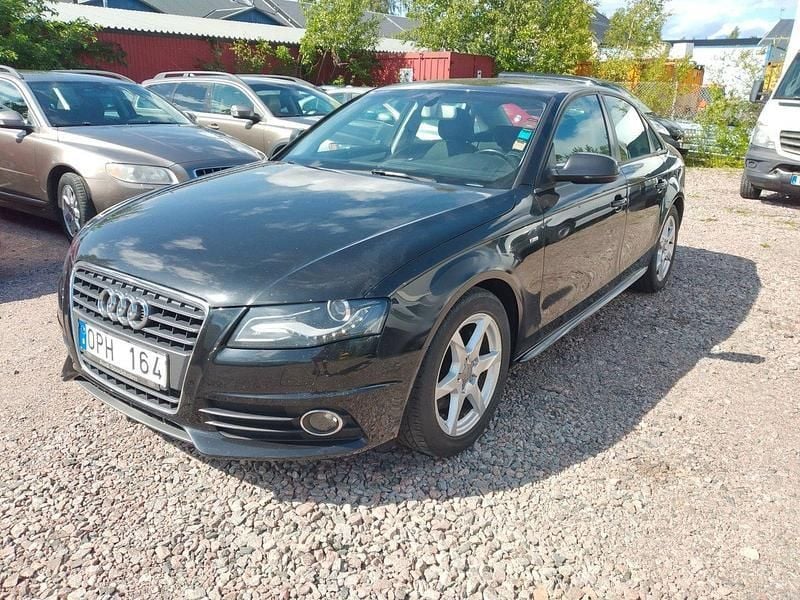 Svart Begagnad 2010 Audi A4 S-Line Sedan | 89 500 kr (Marknadspris) - Bild 1/2