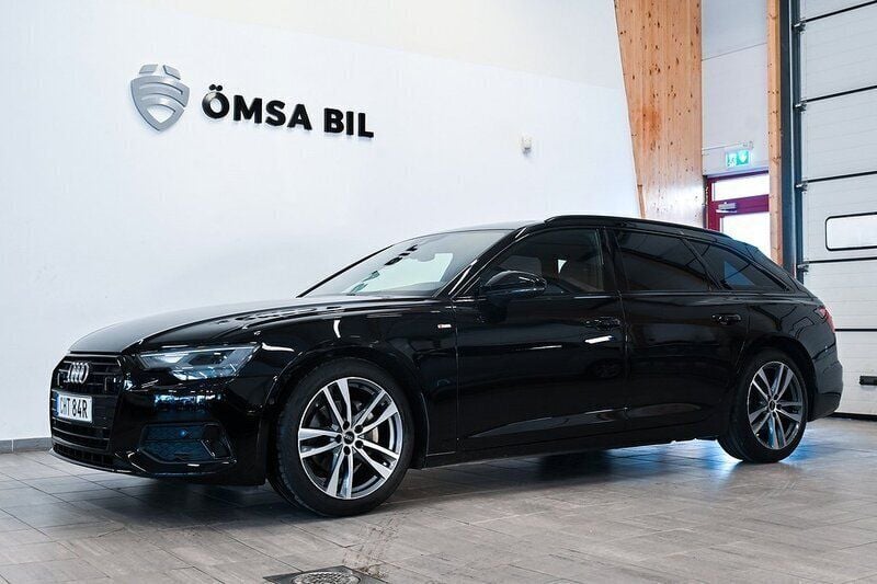 Svart Begagnad 2021 Audi A6 S-Line Kombi | 298 800 kr (Bra pris) - Bild 1/4