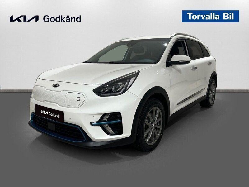 Vit Begagnad 2021 Kia e-Niro Advance SUV | 294 900 kr (Marknadspris) - Bild 1/4