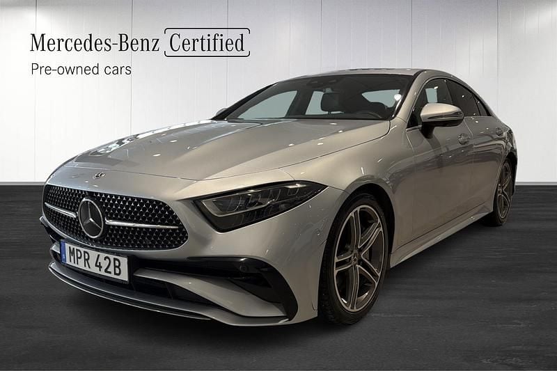 Begagnad Mercedes CLS450 Premium Plus 367 HK (269 kW) 2022 Silver Sedan