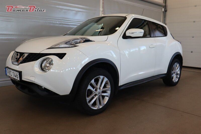 Vit Begagnad 2017 Nissan Juke SUV | 99 900 kr (Marknadspris) - Bild 1/4
