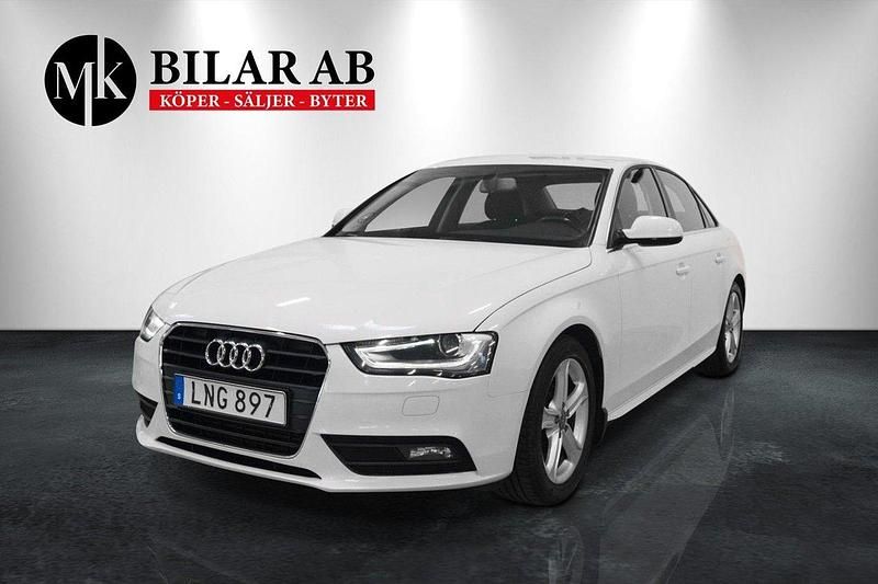 Vit Begagnad 2014 Audi A4 Comfort Sedan | 139 900 kr (Dyr) - Bild 1/4