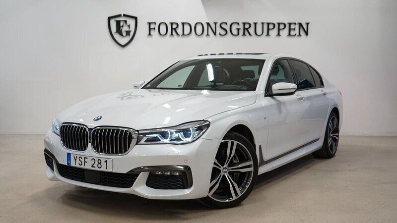 Vit Begagnad 2017 BMW 730 Executive Sedan | 419 800 kr (Dyr) - Bild 1/4