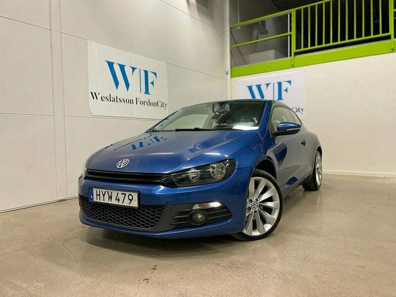 Blå Begagnad 2008 VW Scirocco Style Sportkupé | 59 900 kr (Lite dyr) - Bild 1/4