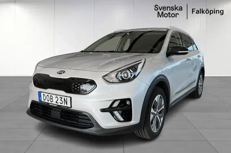 Grå Begagnad 2021 Kia e-Niro Advance SUV | 219 900 kr (Superpris) - Bild 1/4