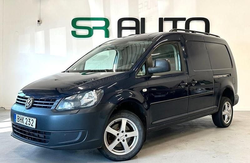Blå Begagnad 2014 VW Caddy Maxi Minibuss | 69 900 kr (Bra pris) - Bild 1/4