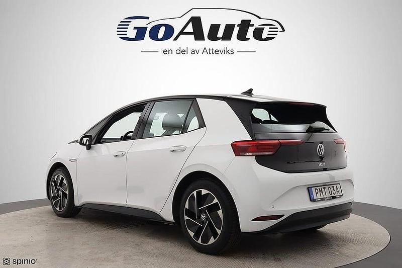 Begagnad VW ID.3 Pro Performance 152 kW (207 HK) 2020 Vit Halvkombi