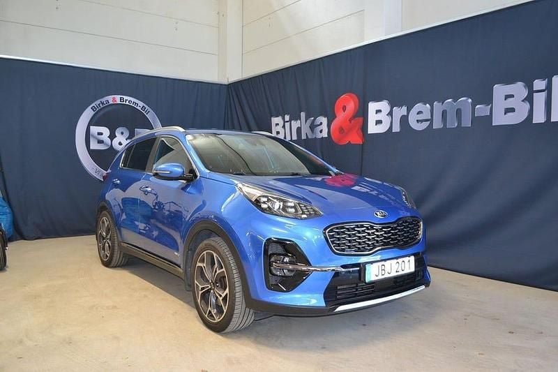 Blå Begagnad 2018 Kia Sportage GT-Line SUV | 214 900 kr (Bra pris) - Bild 1/4