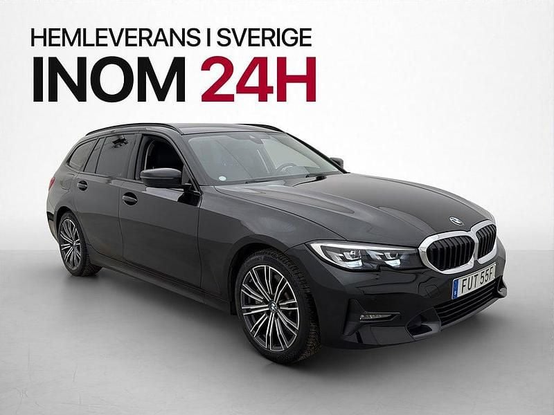 Begagnad BMW 330e Sport Line 184 HK (135 kW) 2021 Svart Kombi