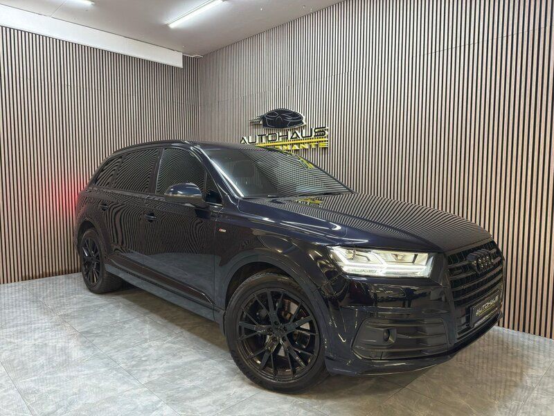 Blå Begagnad 2015 Audi Q7 S-Line SUV | 359 900 kr (Lite dyr) - Bild 1/4