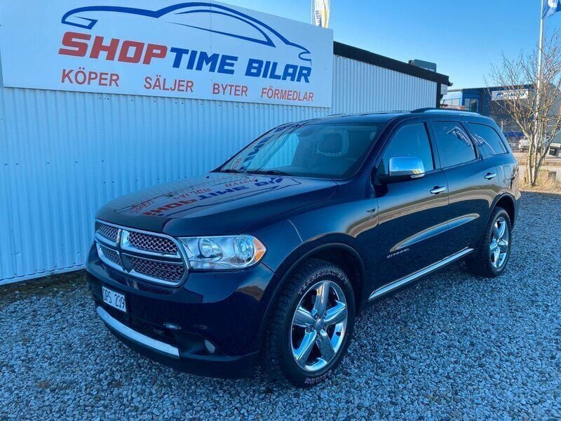 Mörkblå (blå) Begagnad 2012 Dodge Durango SUV | 159 900 kr - Bild 1/4