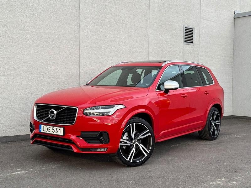 Röd Begagnad 2015 Volvo XC90 R-Design SUV | 239 000 kr (Dyr) - Bild 1/4