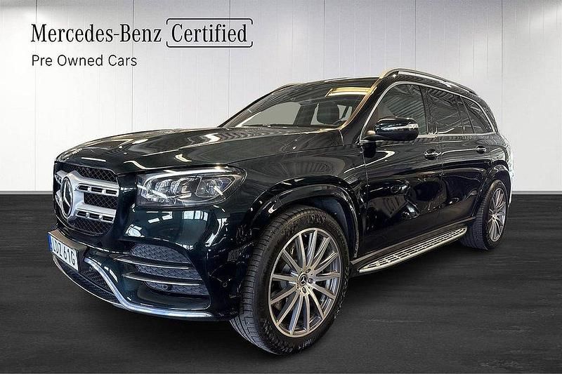 Grön Begagnad 2021 Mercedes GLS400 AMG SUV | 759 000 kr (Marknadspris) - Bild 1/4