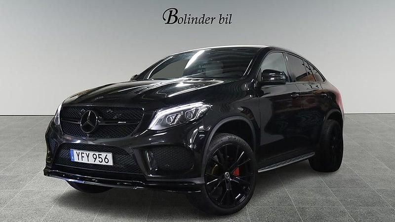 Begagnad Mercedes GLE43 AMG AMG 367 HK (269 kW) 2016 Svart Sportkupé