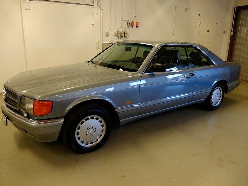 Grå Begagnad 1987 Mercedes S420 Sedan | 145 000 kr - Bild 1/4