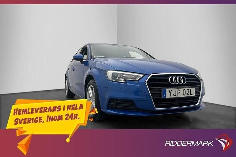 Begagnad Audi A3 Proline 150 HK (110 kW) 2020 Blå Sedan