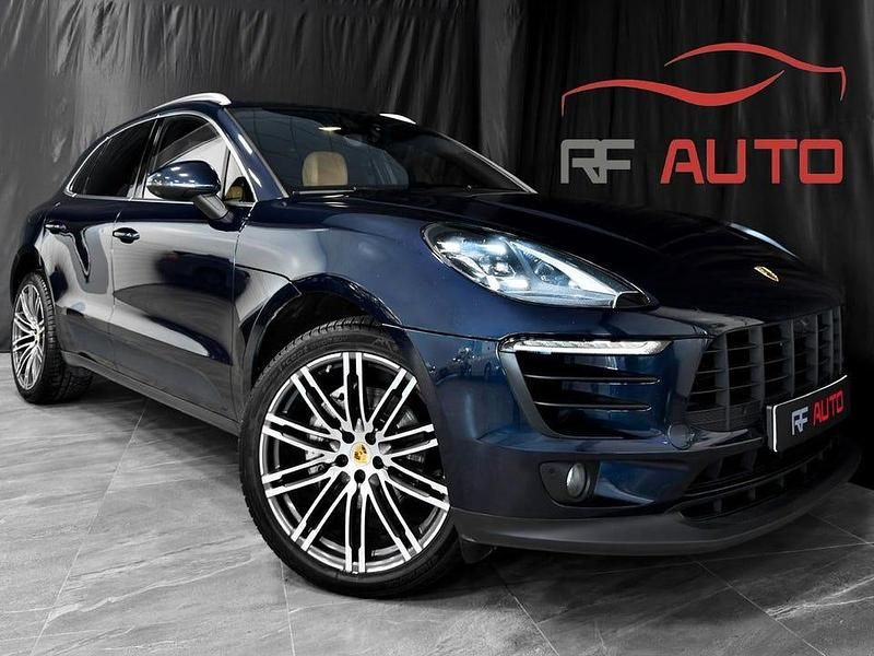 Begagnad Porsche Macan S Sport 340 HK (250 kW) 2017 Mörkblå SUV