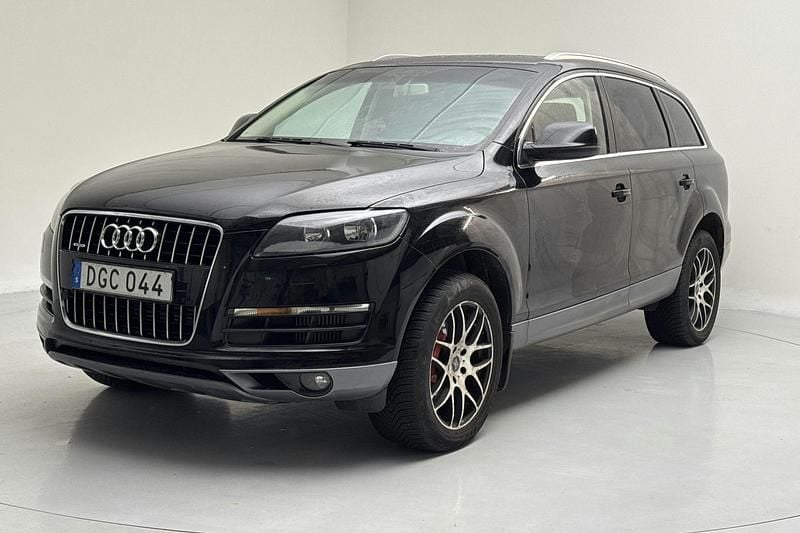 Svart Begagnad 2014 Audi Q7 SUV | 160 000 kr (Bra pris) - Bild 1/4