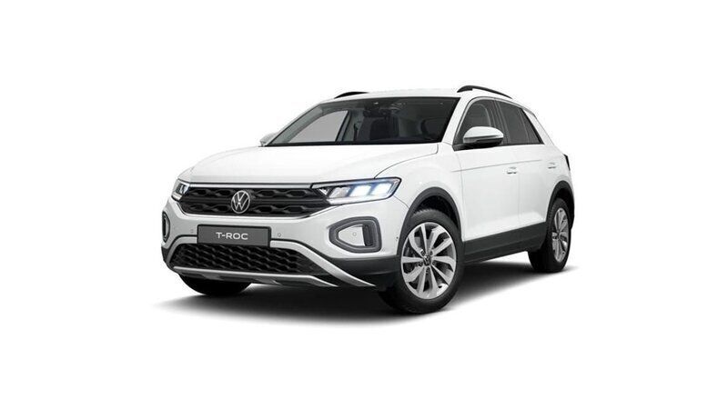 Vit Ny 2025 VW T-Roc Edition SUV | 385 500 kr (Marknadspris) - Bild 1/4