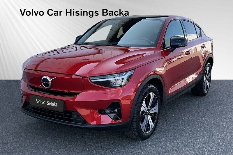 Röd Begagnad 2022 Volvo EC40 Single Motor SUV | 372 900 kr (Bra pris) - Bild 1/1