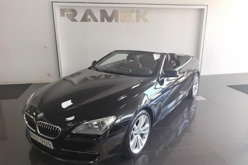 Svart Begagnad 2013 BMW 640 Cabriolet Cab | 319 000 kr - Bild 1/4
