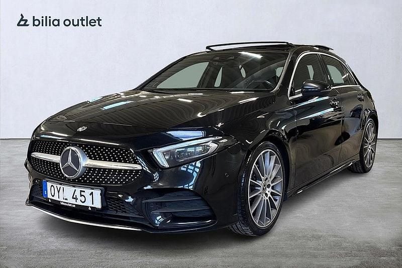 Begagnad Mercedes A180 AMG 116 HK (85 kW) 2018 Svart Halvkombi