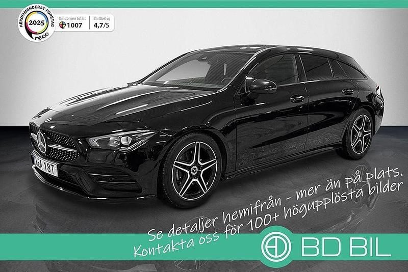 Begagnad Mercedes CLA180 Shooting Brake AMG 136 HK (100 kW) 2019 Svart Kombi