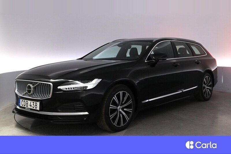 Svart Begagnad 2021 Volvo V90 Inscription Kombi | 342 900 kr (Superpris) - Bild 1/4