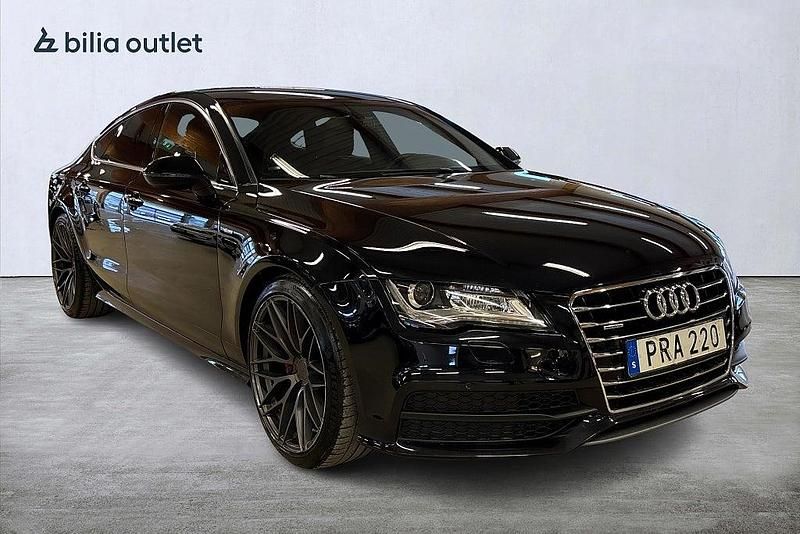 Begagnad Audi A7 Sportback S-Line 245 HK (180 kW) 2014 Svart Halvkombi