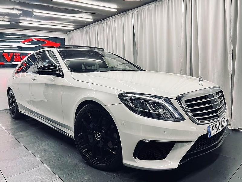 Begagnad Mercedes S350L 258 HK (189 kW) 2014 Vit Sedan