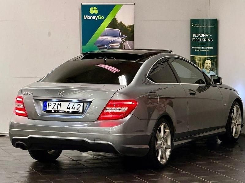 Begagnad Mercedes C250 AMG 204 HK (150 kW) 2012 Silver Sportkupé