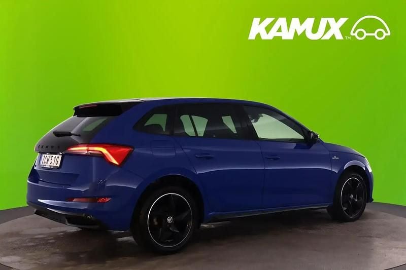 Begagnad Skoda Scala Monte Carlo 110 HK (80 kW) 2022 Blå Halvkombi